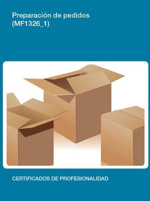 cover image of MF1326_1--Preparación de pedidos